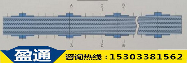 GQF-MZL模數(shù)式橋梁伸縮縫平面圖